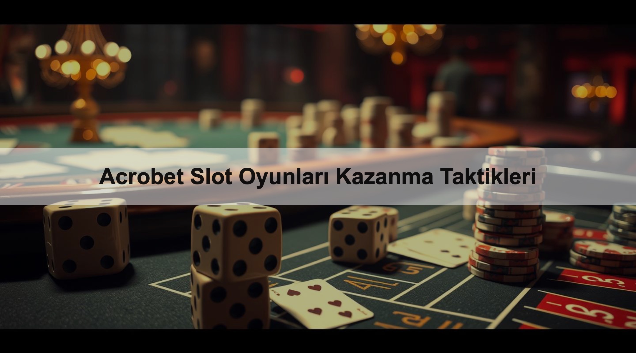 Acrobet Slot Oyunları Kazanma Taktikleri