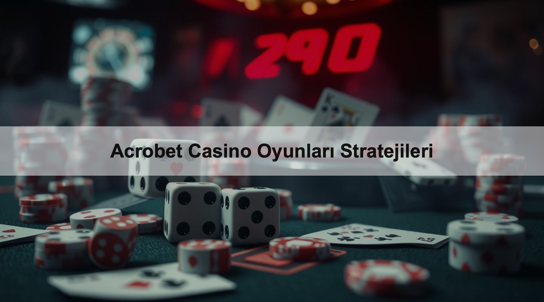 Acrobet Casino Oyunları Stratejileri 1 Acrobet Casino Oyunları Stratejileri